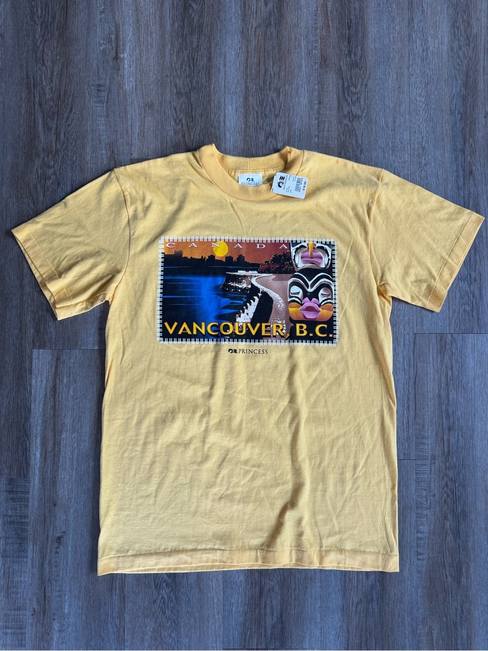 Vintage 90s Vancouver Canada Princess Souvenir Single Stitch T-Shirt